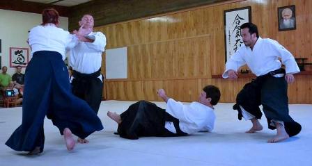 Aikido multiple person randori